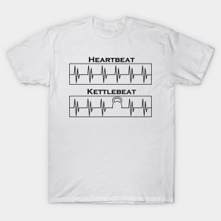 Heartbeat vs Kettlebeat T-Shirt